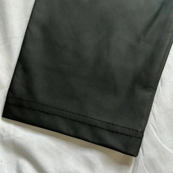 ASOS Designs black pleather leggings size 14 NWOT - Picture 2 of 6